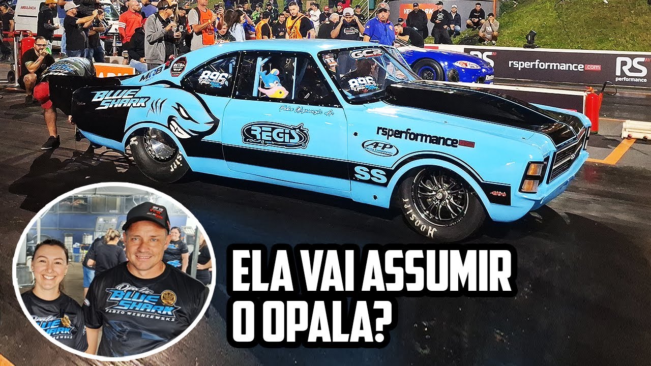 NOVO OPALA BLUE SHARK ANDOU NA PISTA COM COLA DO VELOPARK