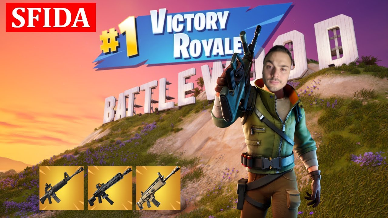 Gioco solo con FUCILI D'ASSALTO finché non vinco! Fortnite ITA #challenge