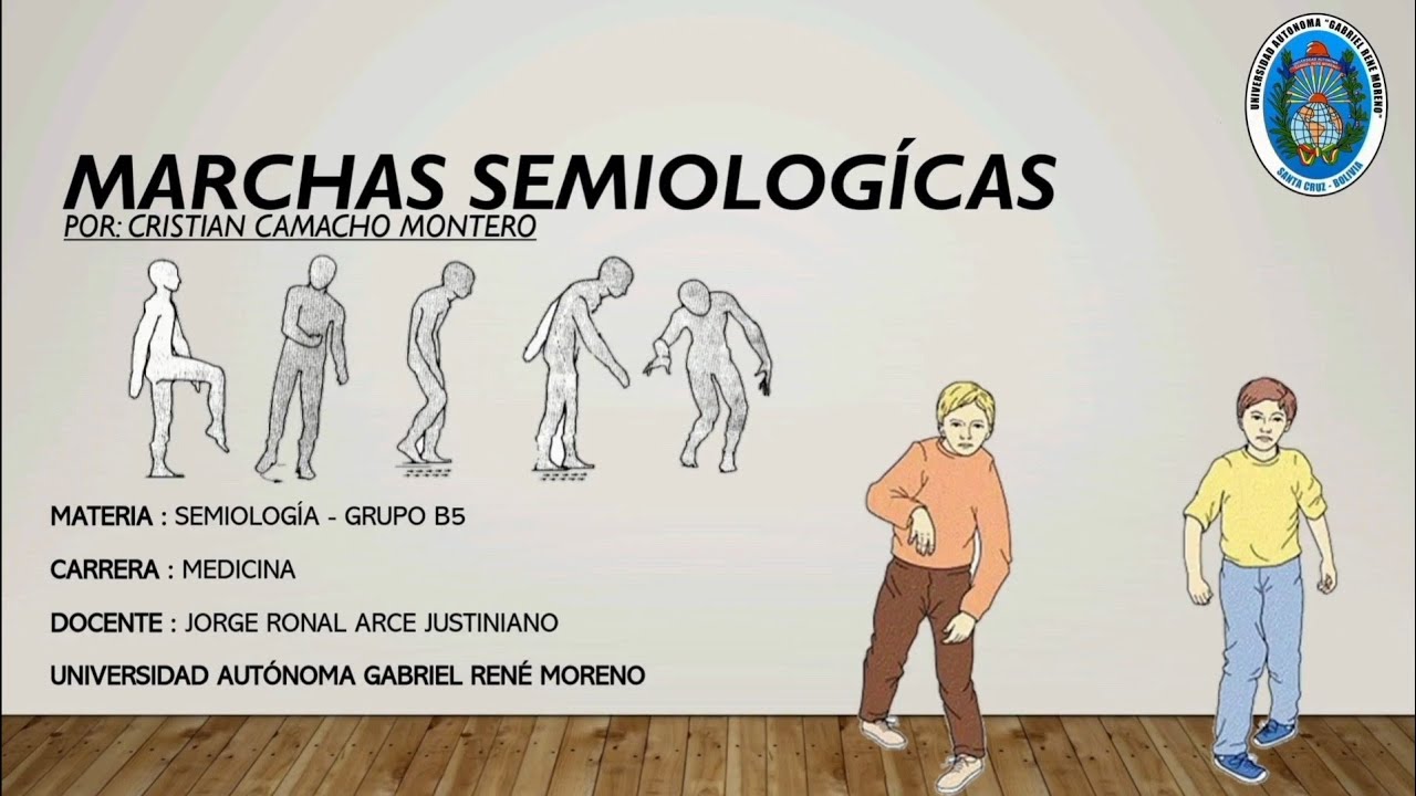 Semiología general , tipos de marchas patológicas - UAGRM