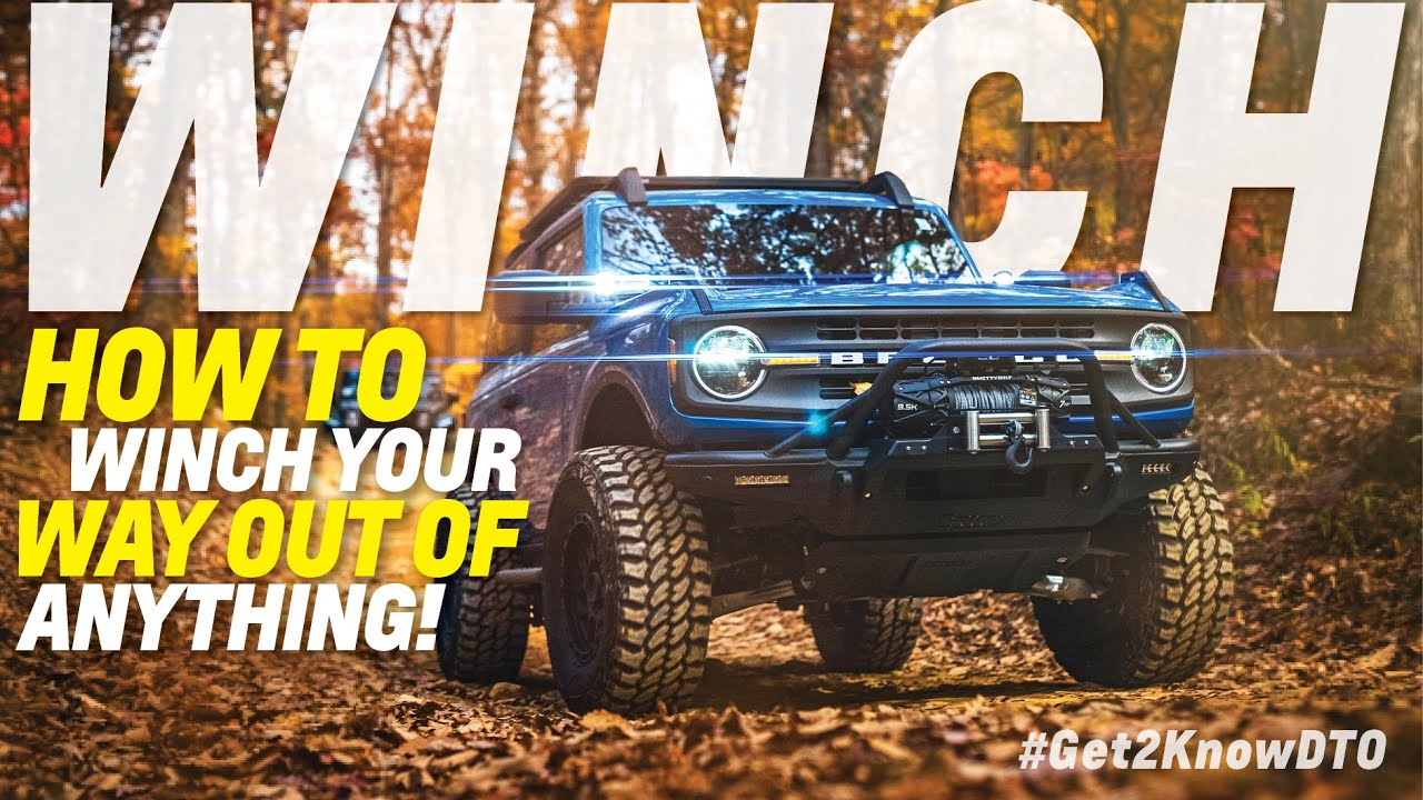 How to WINCH your way out of ANYTHING (or at least some basic tips on why you need a WINCH)