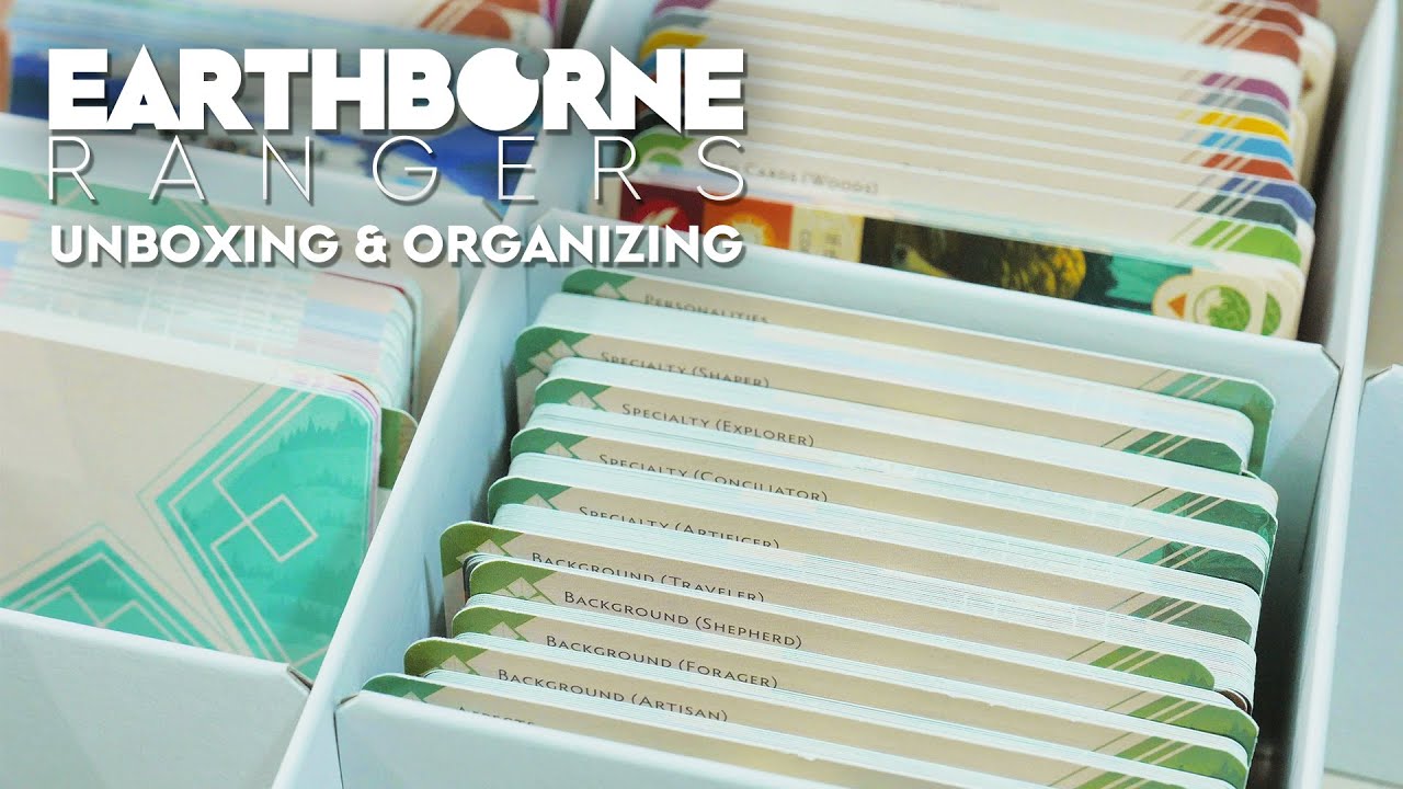 Unboxing & Organizing the Core Box | Earthborne Rangers
