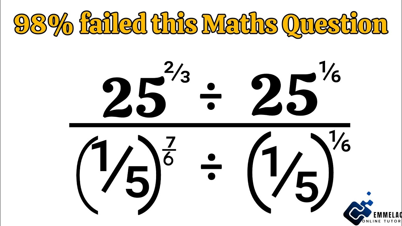 US | 98% failed this Question | Exponential Expression
