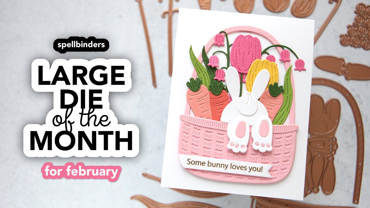 The Spellbinders Large Die of the Month for February 2024