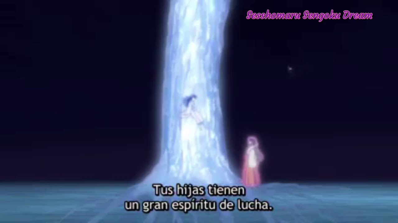 Hanyo no YashaHime - Rin est&aacute; atrapada en el &aacute;rbol de las edades
