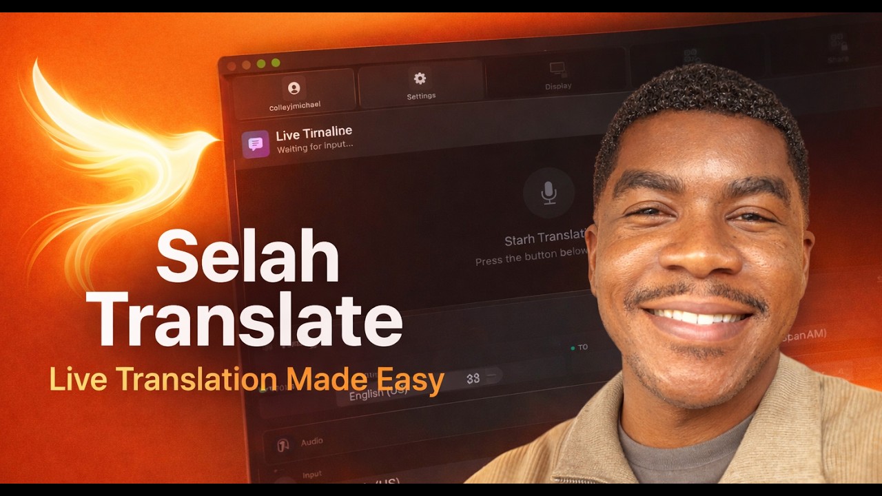 Translate LIVE for your Church or Conference with Selah Translate