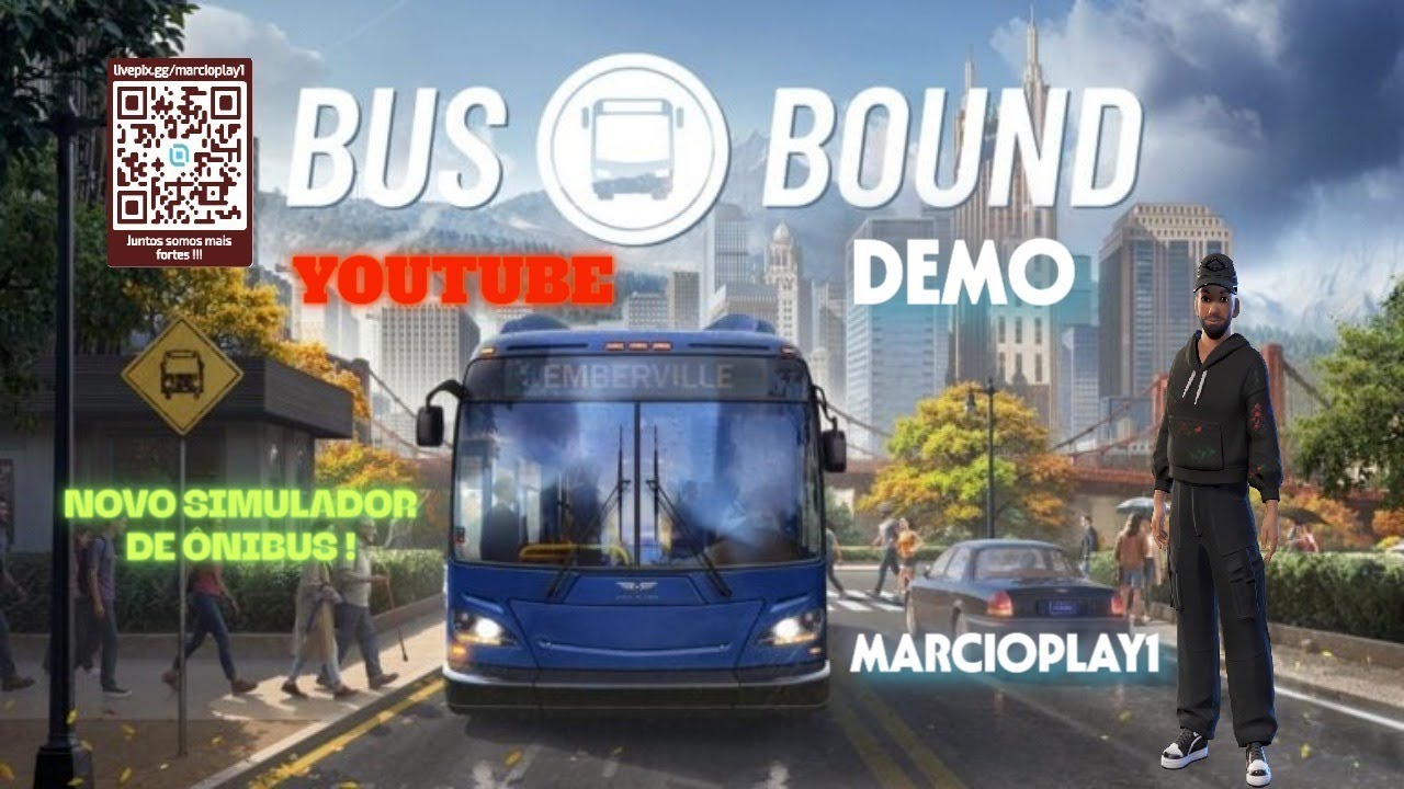 BUS BOUND  DEMO  SIMULADOR !!!  NOVO JOGO DE SIMULADOR DE ÔNIBUS .