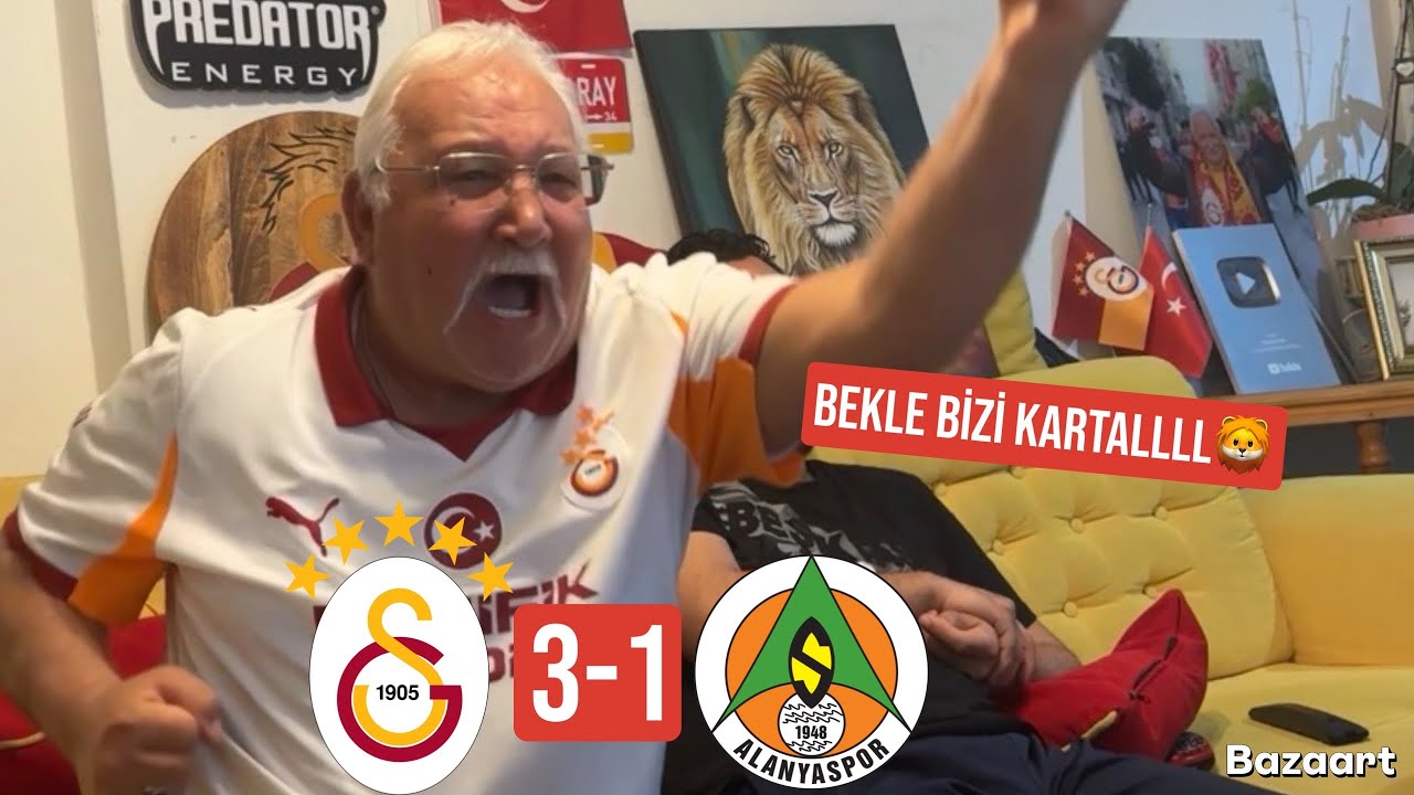 BEKLE BİZİ KARTAL KUŞU GELİYORUZ! GALATASARAY 3-1 ALANYASPOR #galatasaray 