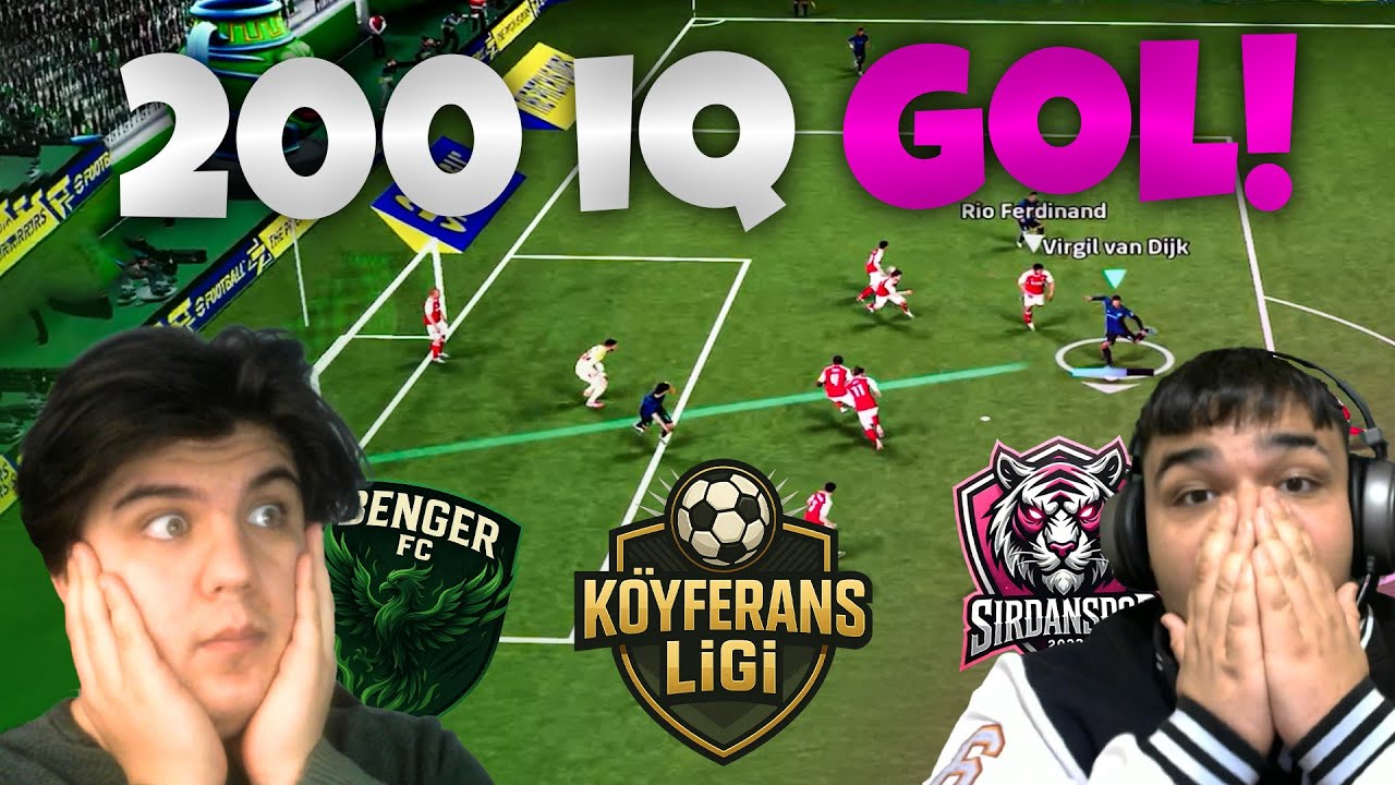 200 IQ KORNER TAKTİĞİ İLE GOL! +8 GOL! 😱 KÖYFERANS LİGİ 6.MAÇI! w/@ardamufreze