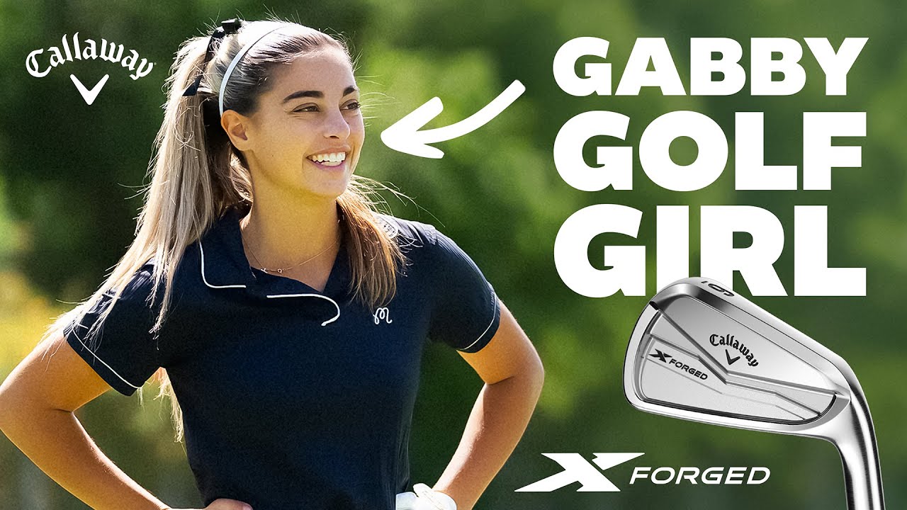 Гэбби Гольфистка тестирует новые клюшки X Forged Irons с Джонни Томпсоном! 🔥