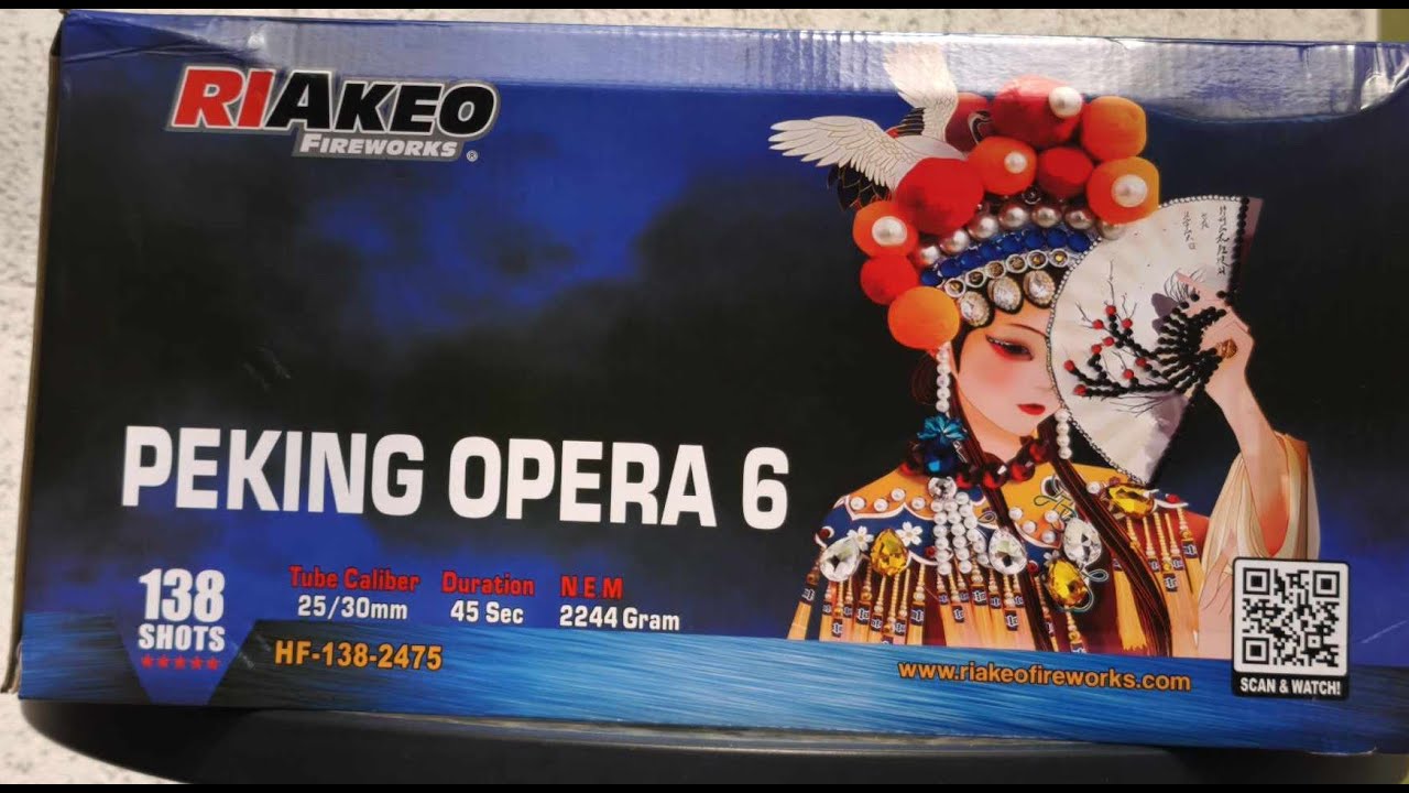 Niebo w ogniu!!! Wyrzutnia Peking Opera 6 HF-138-2475 Riakeo