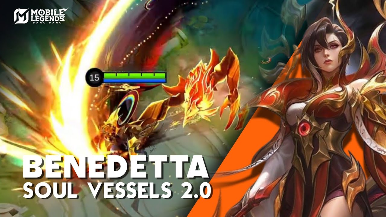 BENEDETTA SOUL VESSELS 2.0 SKIN GAMEPLAY - FULL REVIEW  - Mobile Legends: Bang Bang