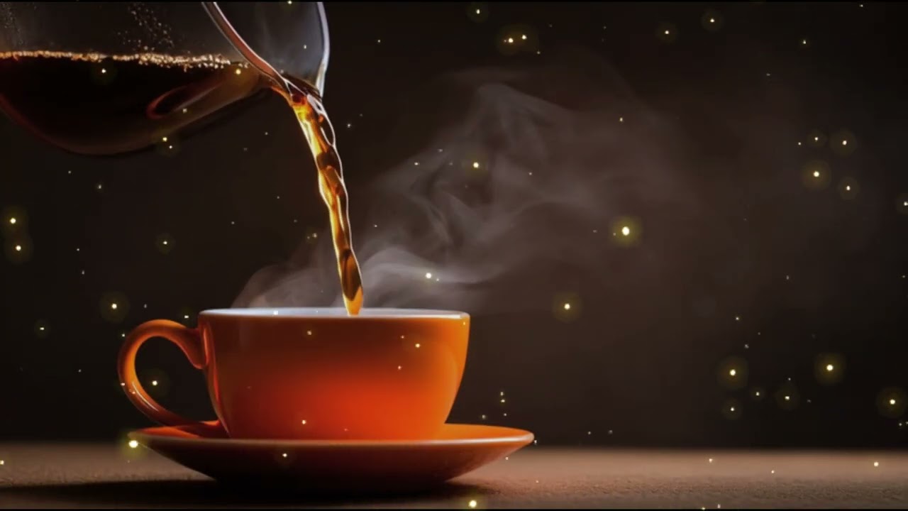 Cozy Tea Pouring Loop  ASMR☕🔥 Fireplace Ambience for Relaxation & Sleep
