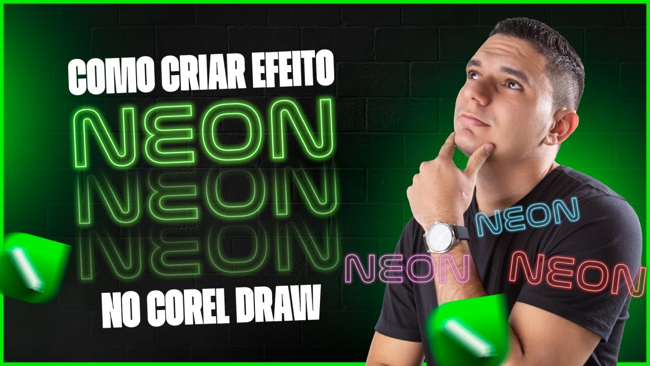 Como criar efeito NEON no Corel Draw