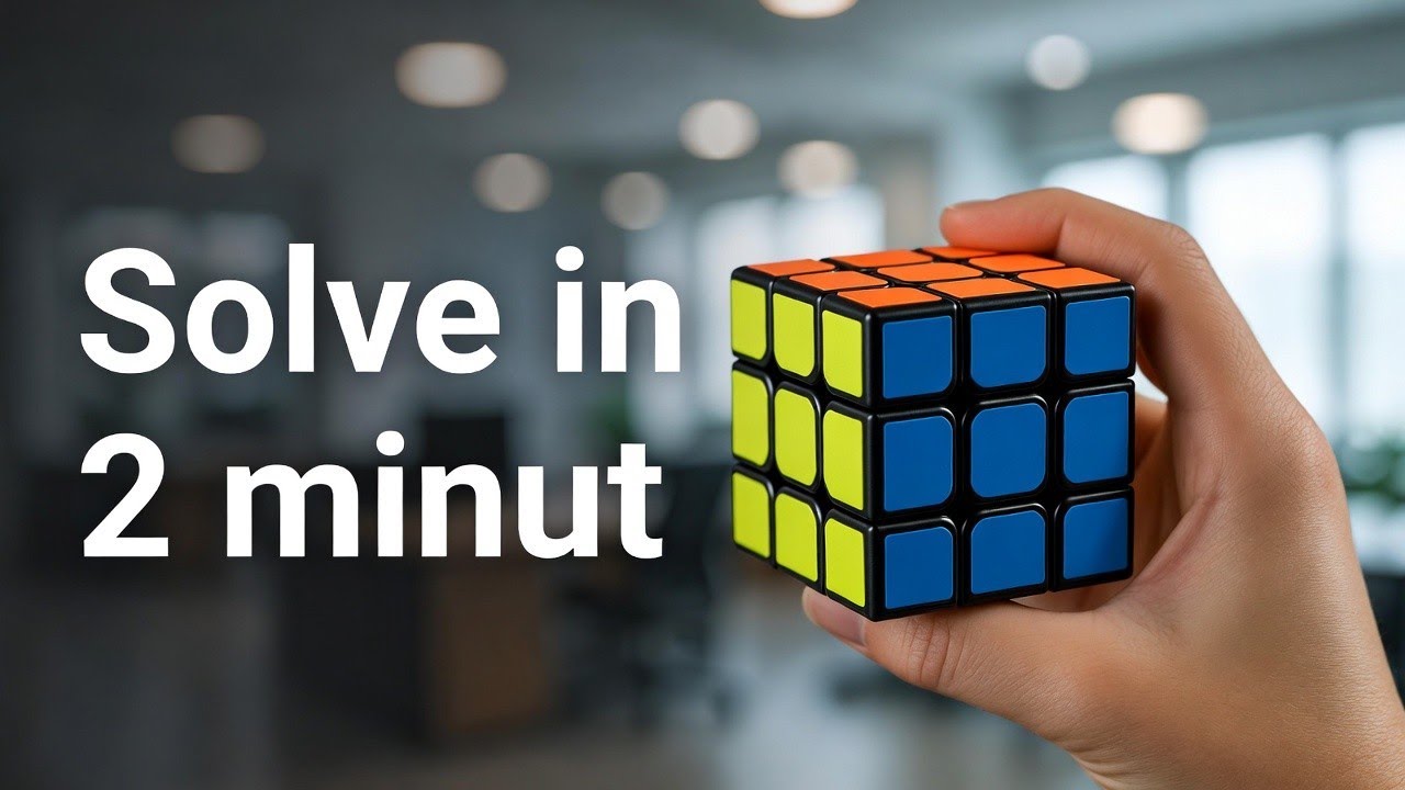 How to Solve a Rubik's Cube | Just 34 Second 🤧