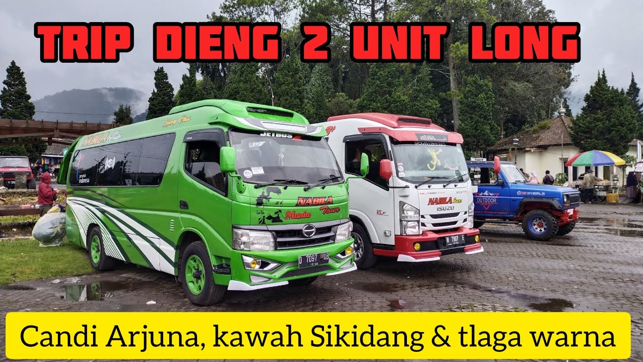 Trip Dieng 2 unit || kelemahan isuzu NLR tertinggal Hino Dutro saat di tanjakan kawasan menuju dieng
