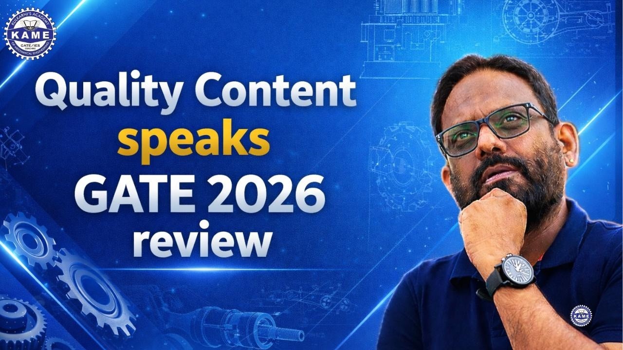 GATE 2026 Review & lessons for GATE 2027
