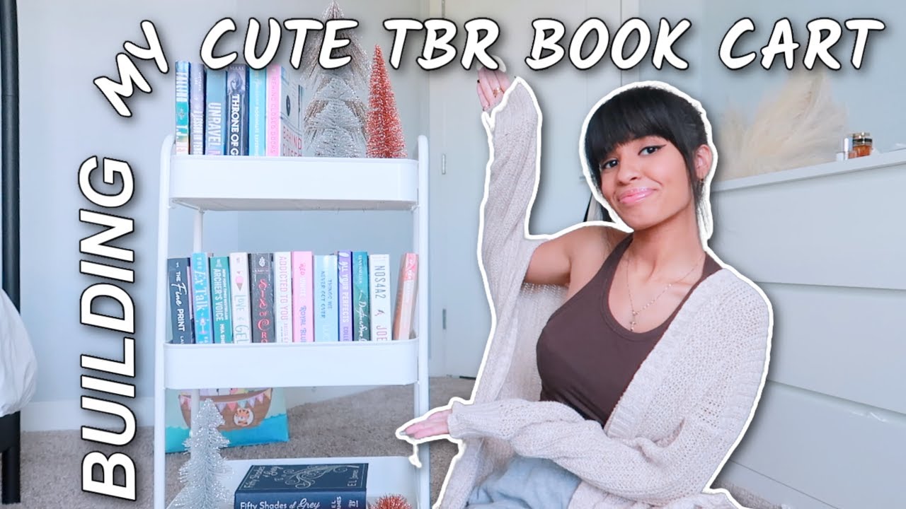 build my book cart with me!! 📚✨ organizing my tbr cart + my november tbr!!