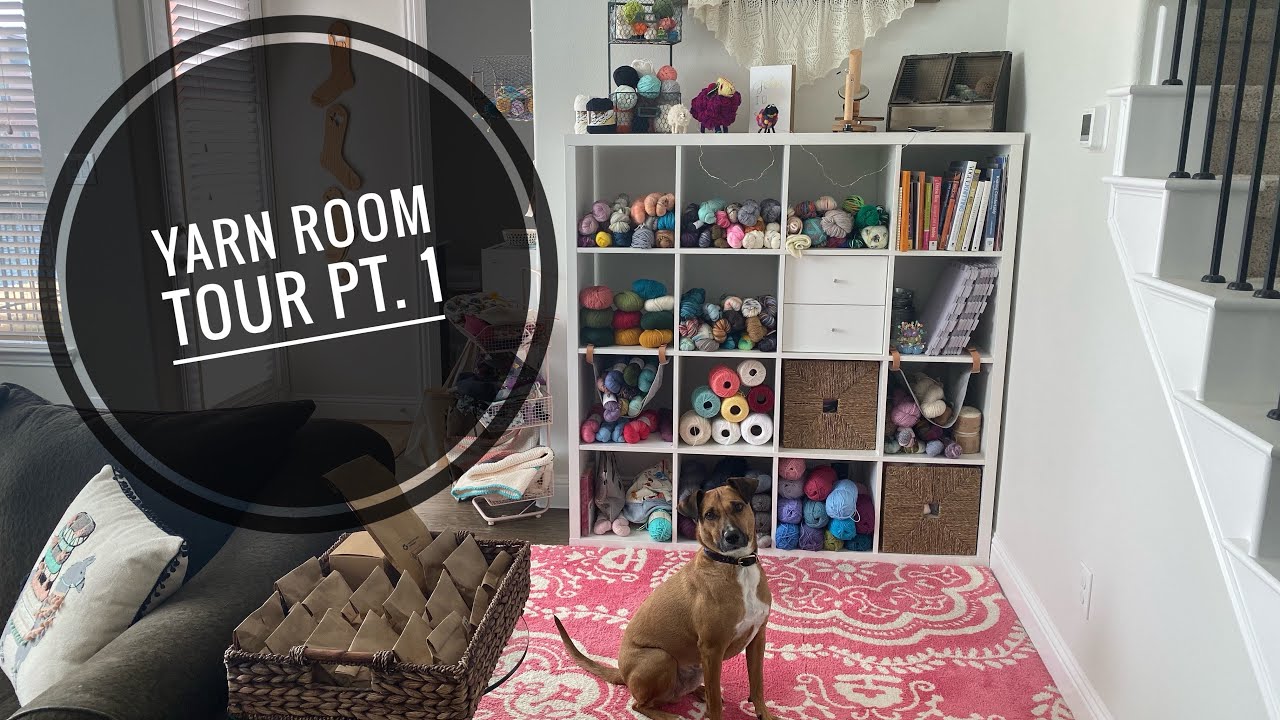 Knitty Natty | Yarn Room Tour Pt. 1
