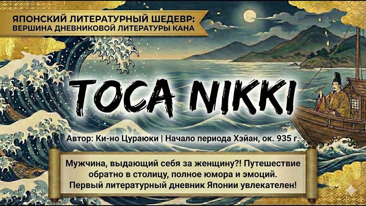 «Тоса Никки»: Первый блог в истории? Зачем японский чиновник 1000 лет назад притворялся женщиной?