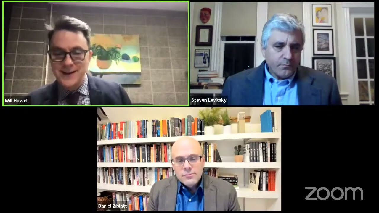 The Democracy Series: A Conversation with Authors Steven Levitsky and Daniel Ziblatt