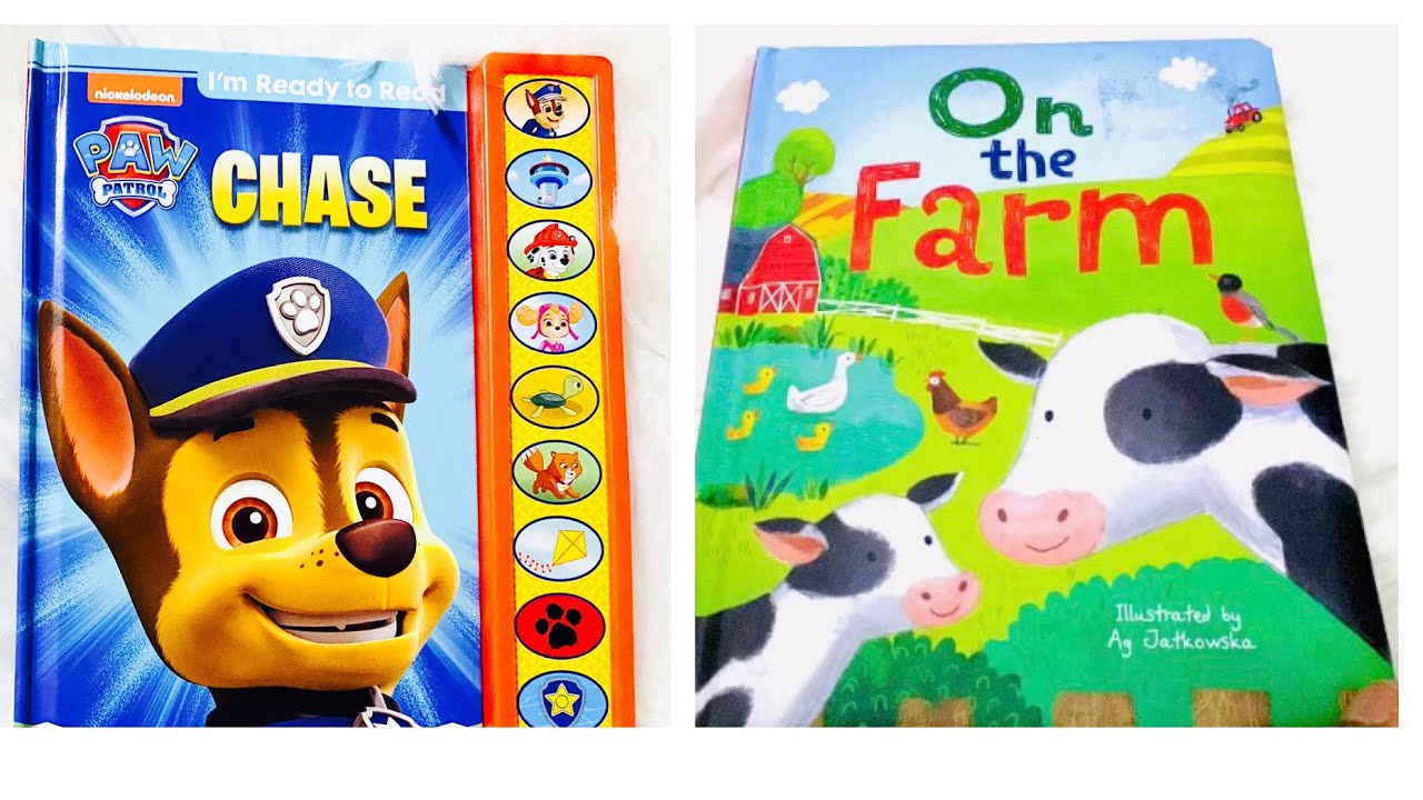 Kids Book Read Aloud: On the Farm| Farm Animals| I’m Ready to Read with Chase| PAW PATROL|Reading