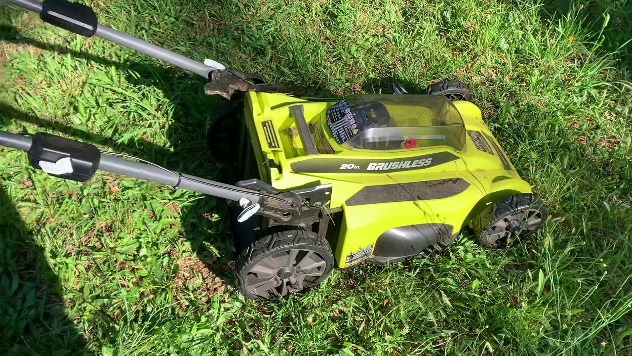 #ryobi 20” 40 volt lawnmower #safety #Hacked