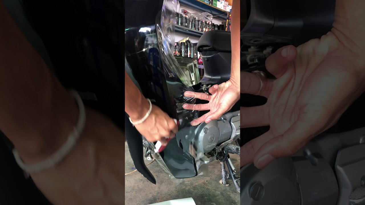 Honda Dream2020 របៀបបិតការបាំងក្រៅ ពីហាងបិតម៉ូតូ ធូប្រាដ័រ