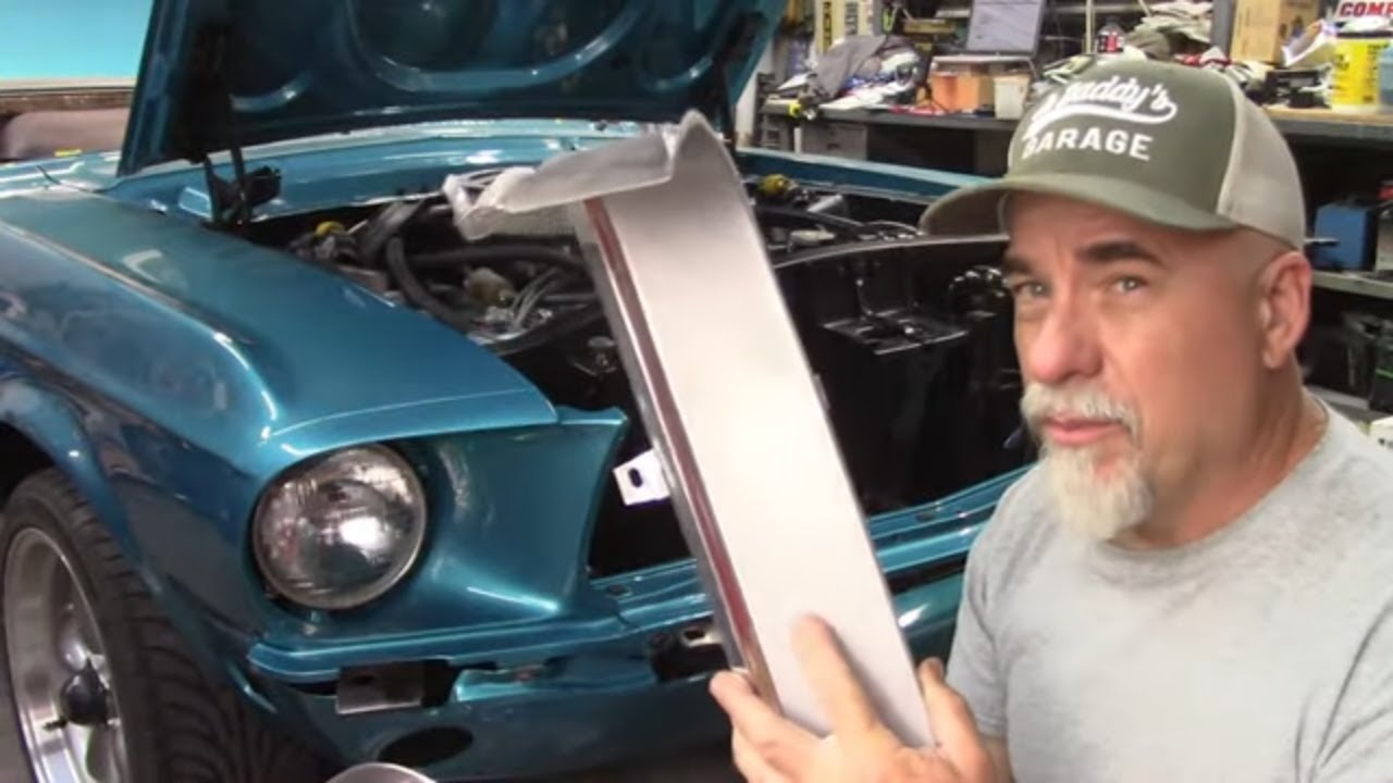 1968 Mustang grille surround. Differences in aftermarket part quality. Jade part 86