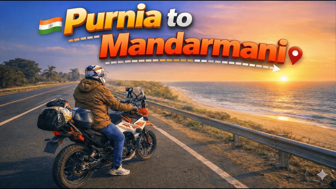 Memari To Mandarmani By Bike || Purnia To  Mandarmanii || KTM 390 ADV X Plus || Day 2