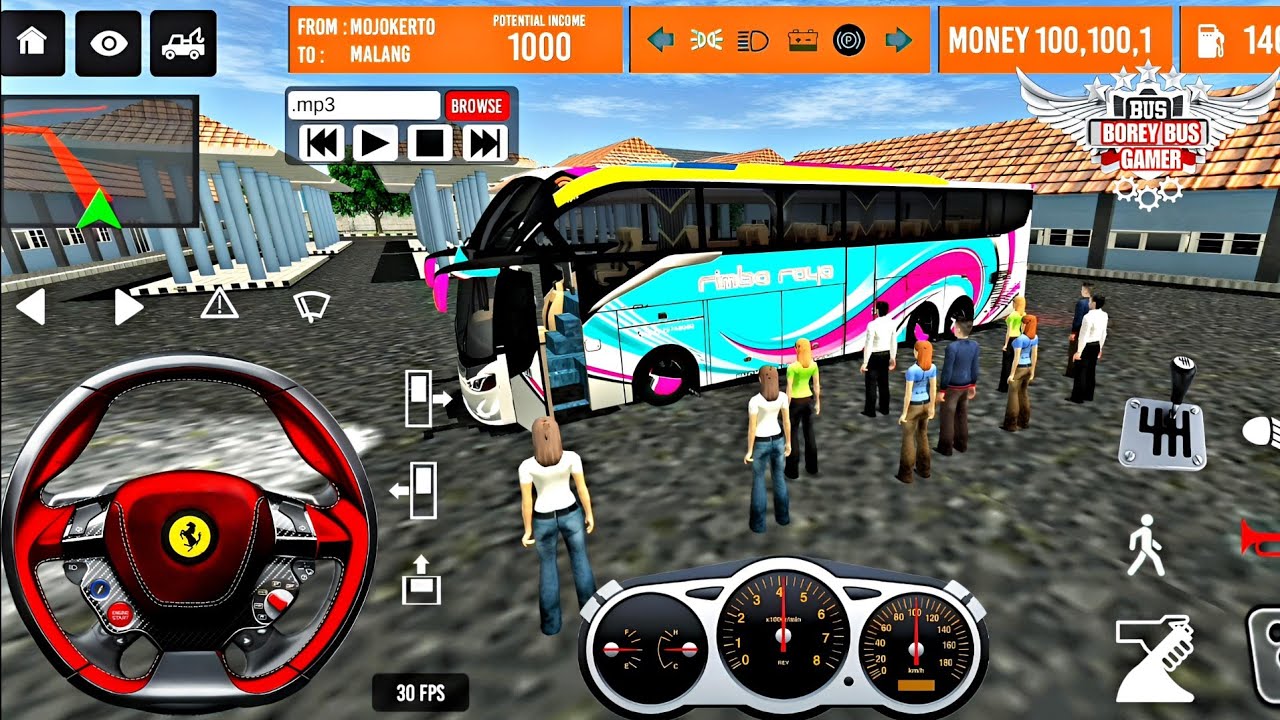 Indonesia Coach bus driving | Euro bus simulator 2025 Android gameplay