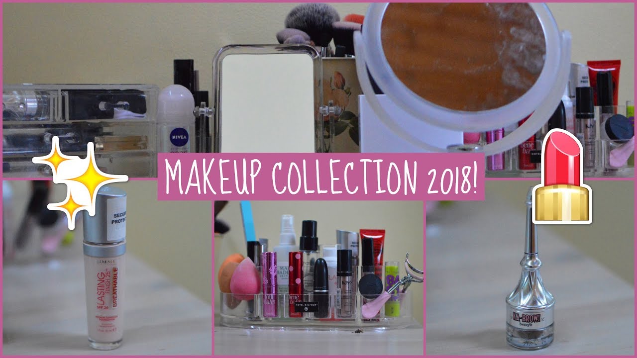Makeup Collection 2018 (15 Year Old) | EvieEllen