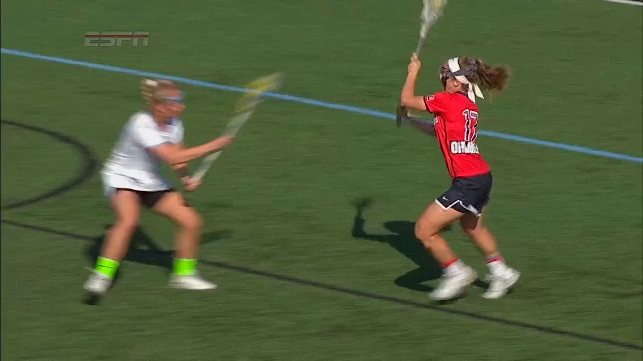 Kylie Ohlmiller scores 5 goals, 4 assists vs Johns Hopkins