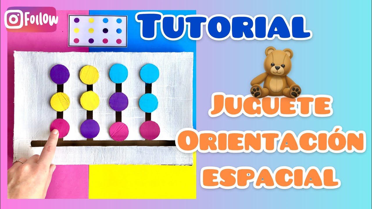 Juego de Orietación espacial | Juguetes caseros | ¡muy entretenido! @mestraambclasse