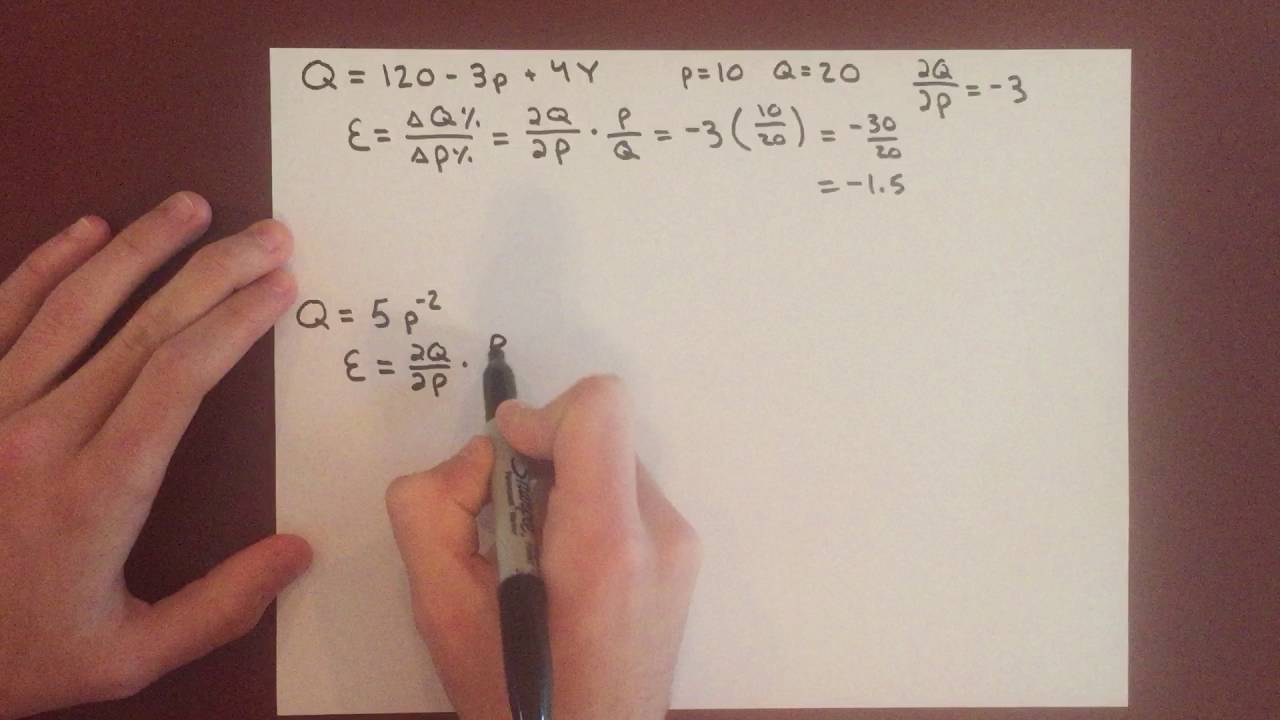 Microeconomics: Elasticity Using Calculus