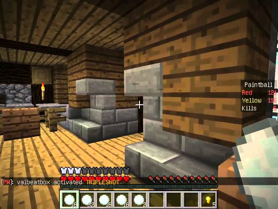 Paintball в minecraft - серия 1 - Снежные войны .