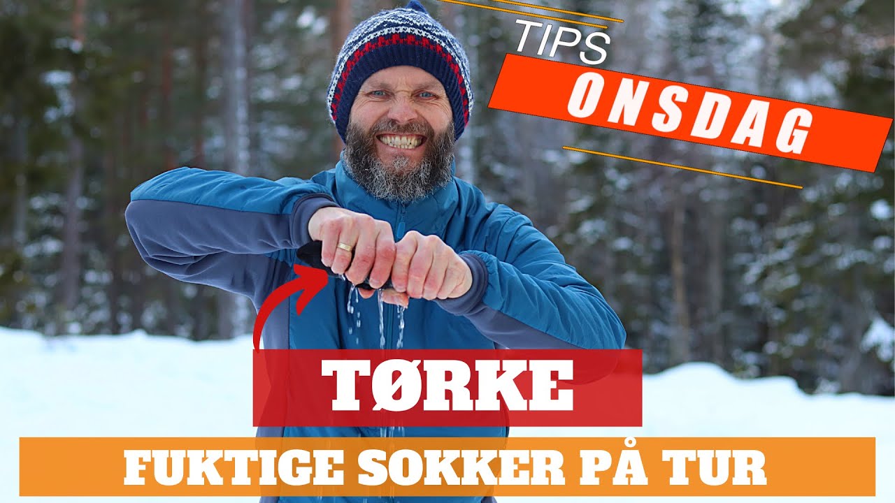 Friluftsliv-tips - Hvordan tørke våte sokker på tur