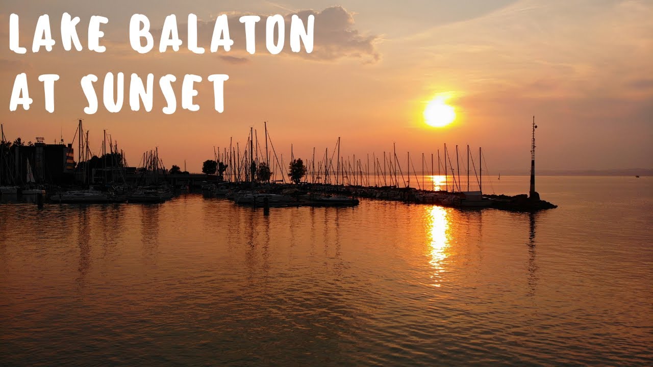 Lake Balaton at sunset 4K | DJI MAVIC AIR