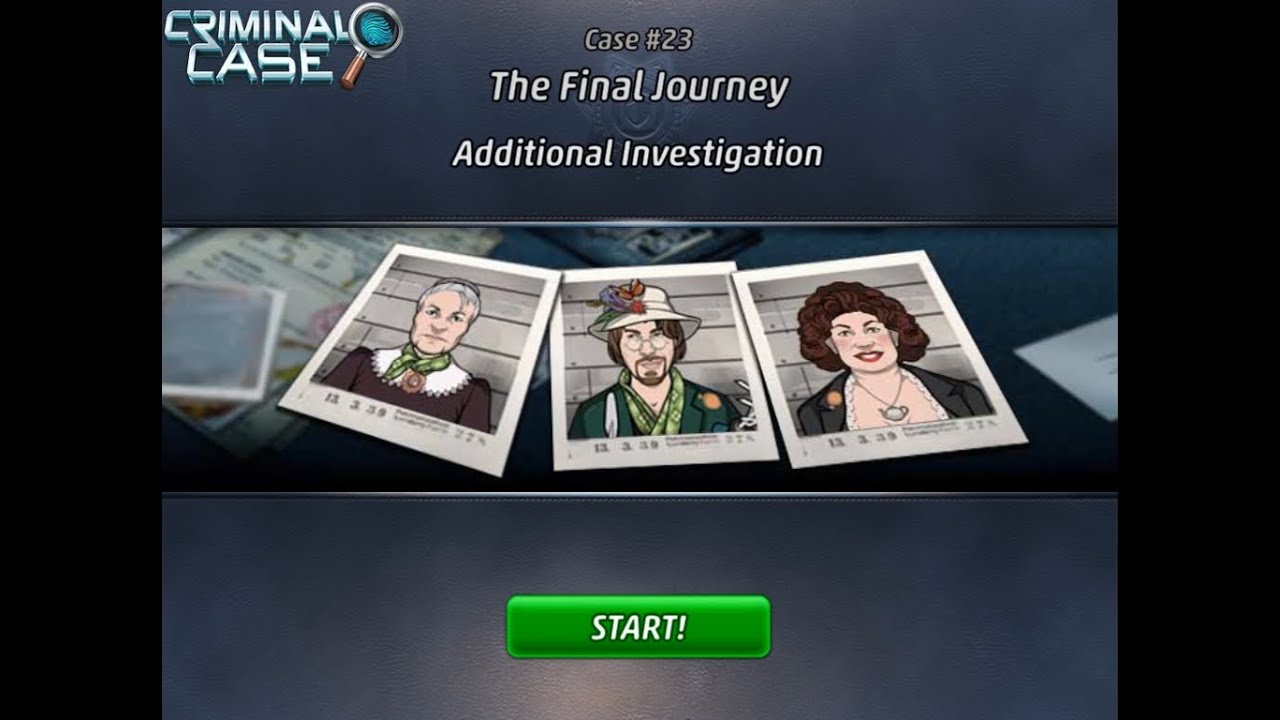 [HISTORICAL CENTER] Criminal Case - Case #23 - Additional Investigation