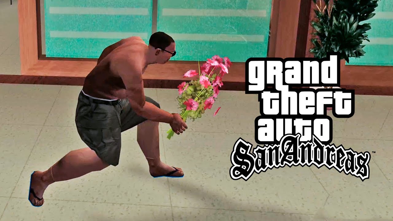 GTA San Andreas - #26: ⚠️ Gordinho de Havaianas Armado com Flores ⚠️