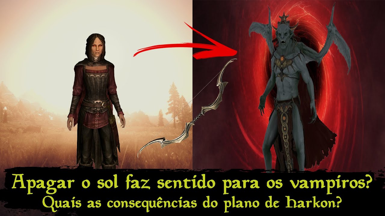 Skyrim - A profecia Tirania do Sol faz sentido? Apagar/bloquear o sol seria bom para os vampiros?