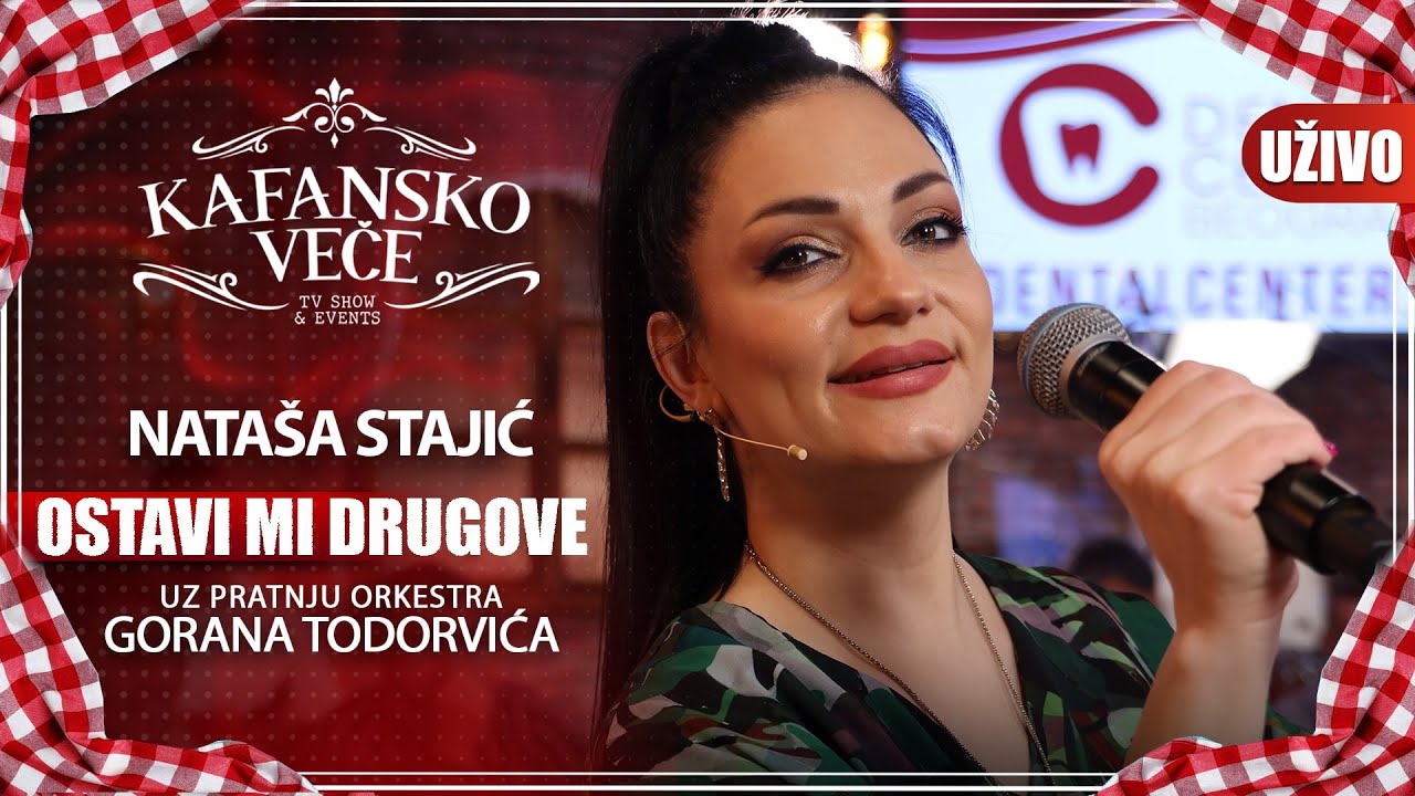 NATASA STAJIC - OSTAVI MI DRUGOVE | UZIVO | (ORK. GORANA TODOROVICA) | 2023 | KAFANSKO VECE