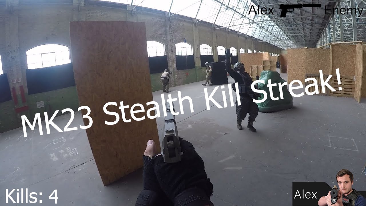 Amazing Stealth Kill Streak in Airsoft Capture the Flag - Strikeforce CQB Gloucester