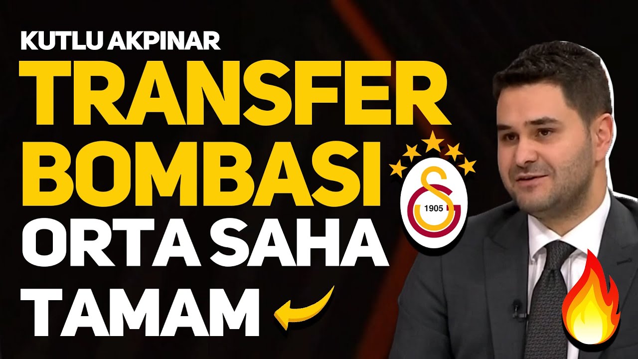 SON DAKİKA, KUTLU AKPINAR GALATASARAY BOMBALARINI PATLATTI, YILDIZ ORTA SAHA TAKIMDA...