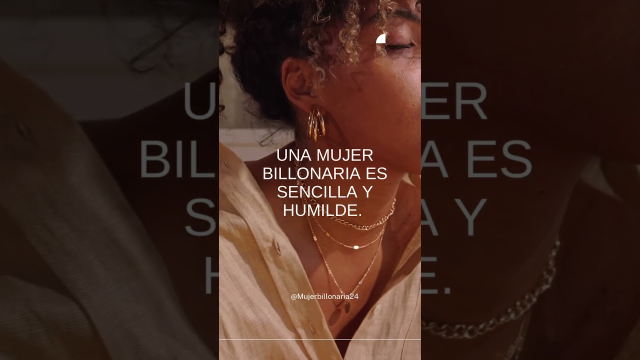 Una mujer Billonaria es sencilla y humilde. #mujermillonaria #ricos #humilde #sencillo #fyp #virales