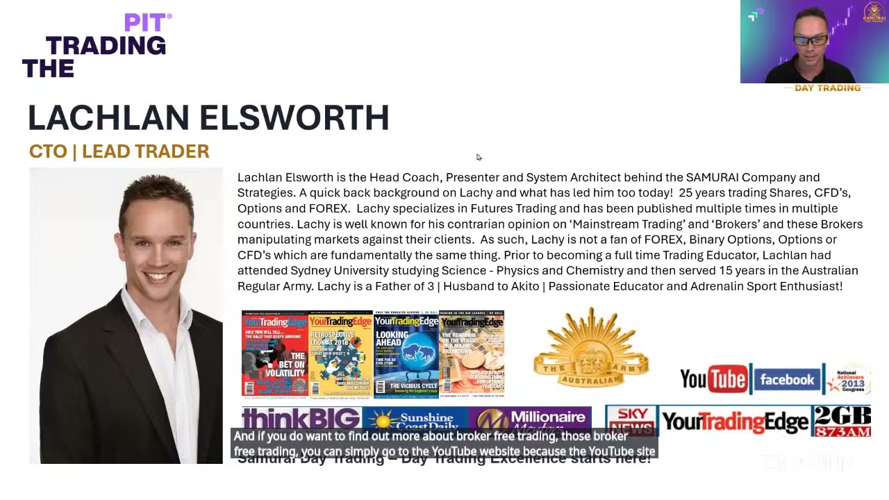 🤑🤩Live Trading Room - European Market Trading With Lachlan Elsworth EN