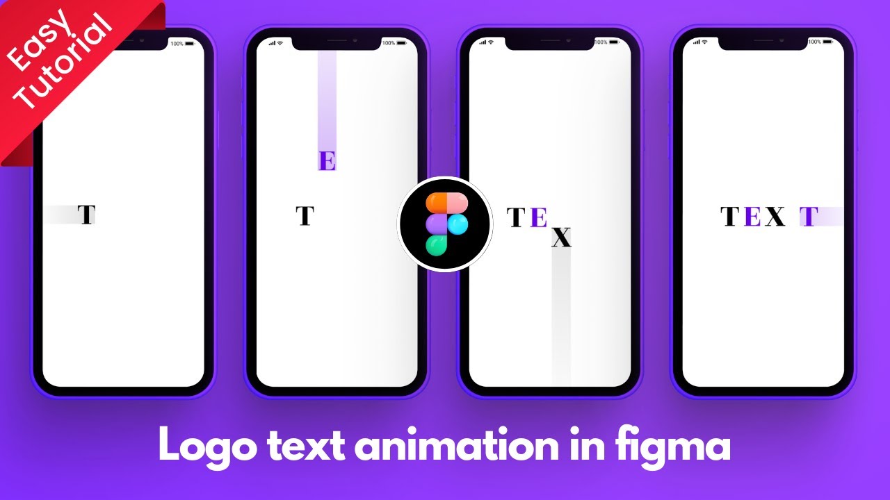 Logo Text Animation in Figma | Easy Tutorial | Splash screen animation #viral #shorts #figma #easy