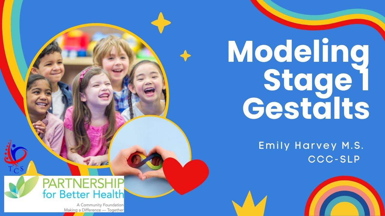 How to Model Stage 1 Gestalts to Get Them to Stick