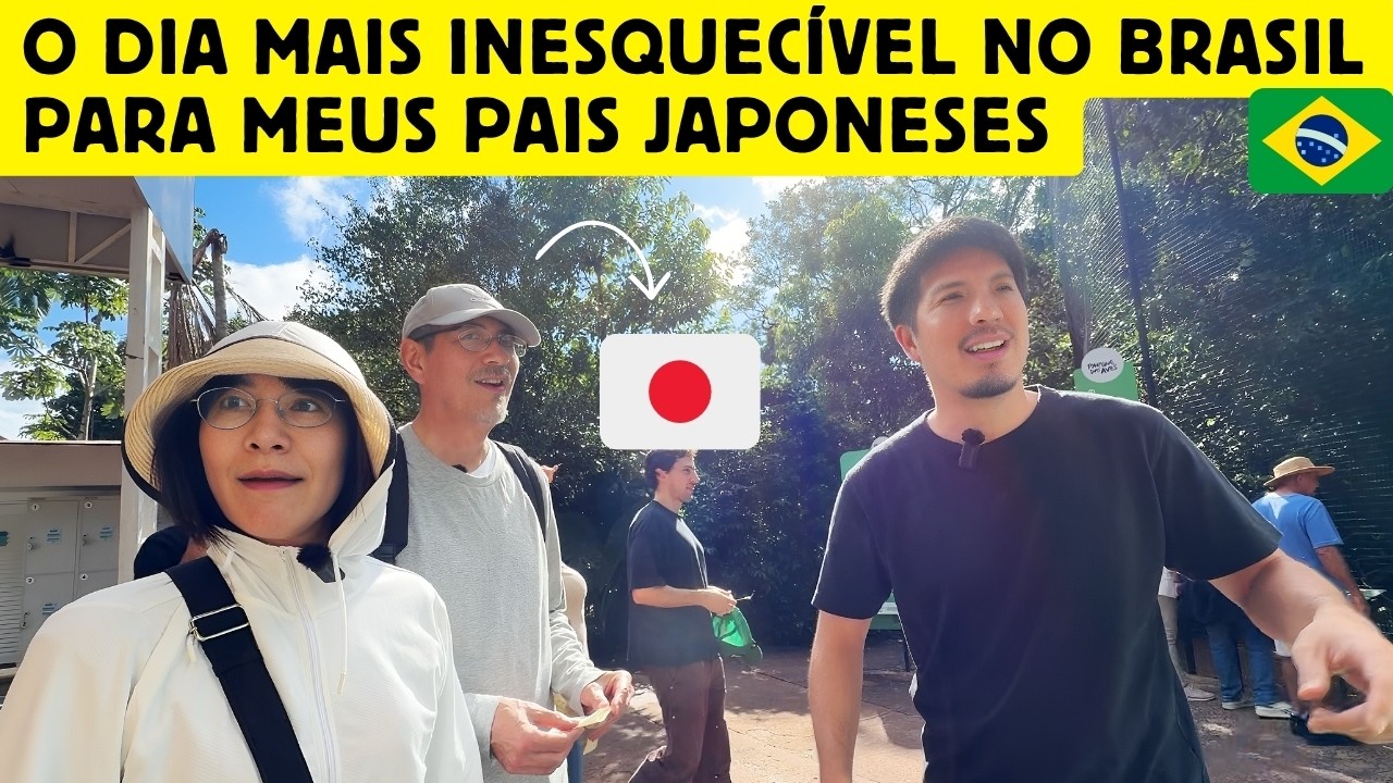 O dia mais inesquec&iacute;vel no Brasil para meus pais japoneses