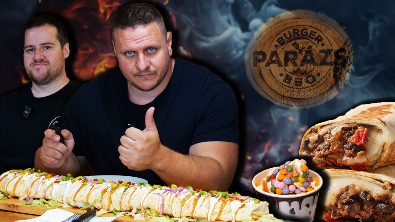 1 méteres Burrito kihívás🌯🤯Parázs - Sárvár #promotion #challenge