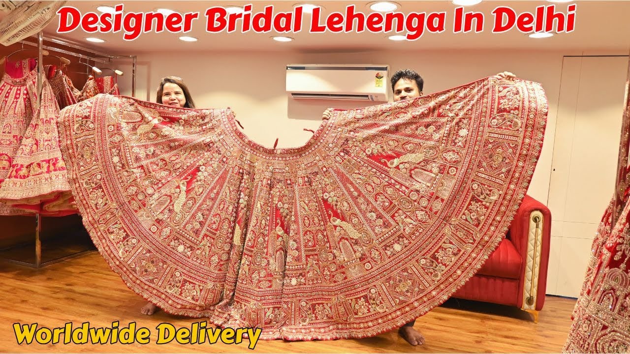 Latest Bridal Lehenga Design | Designer Handwork Lehenga Collection in Chandni Chowk